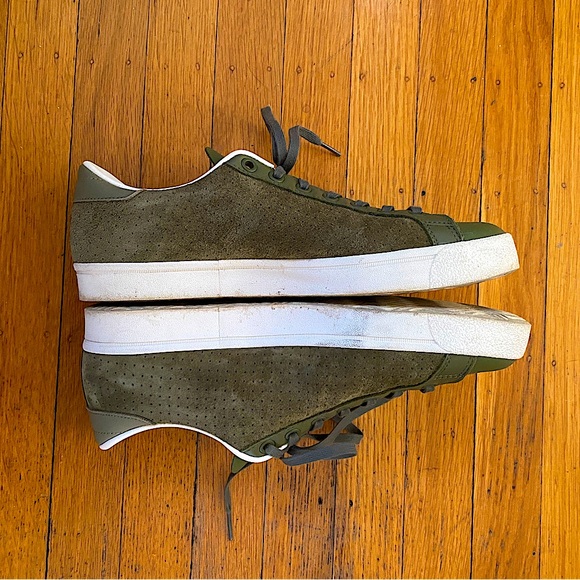 Adidas Rod Laver vintage sneakers in Focus Olive Green Men's Size 9 - Picture 4 of 5